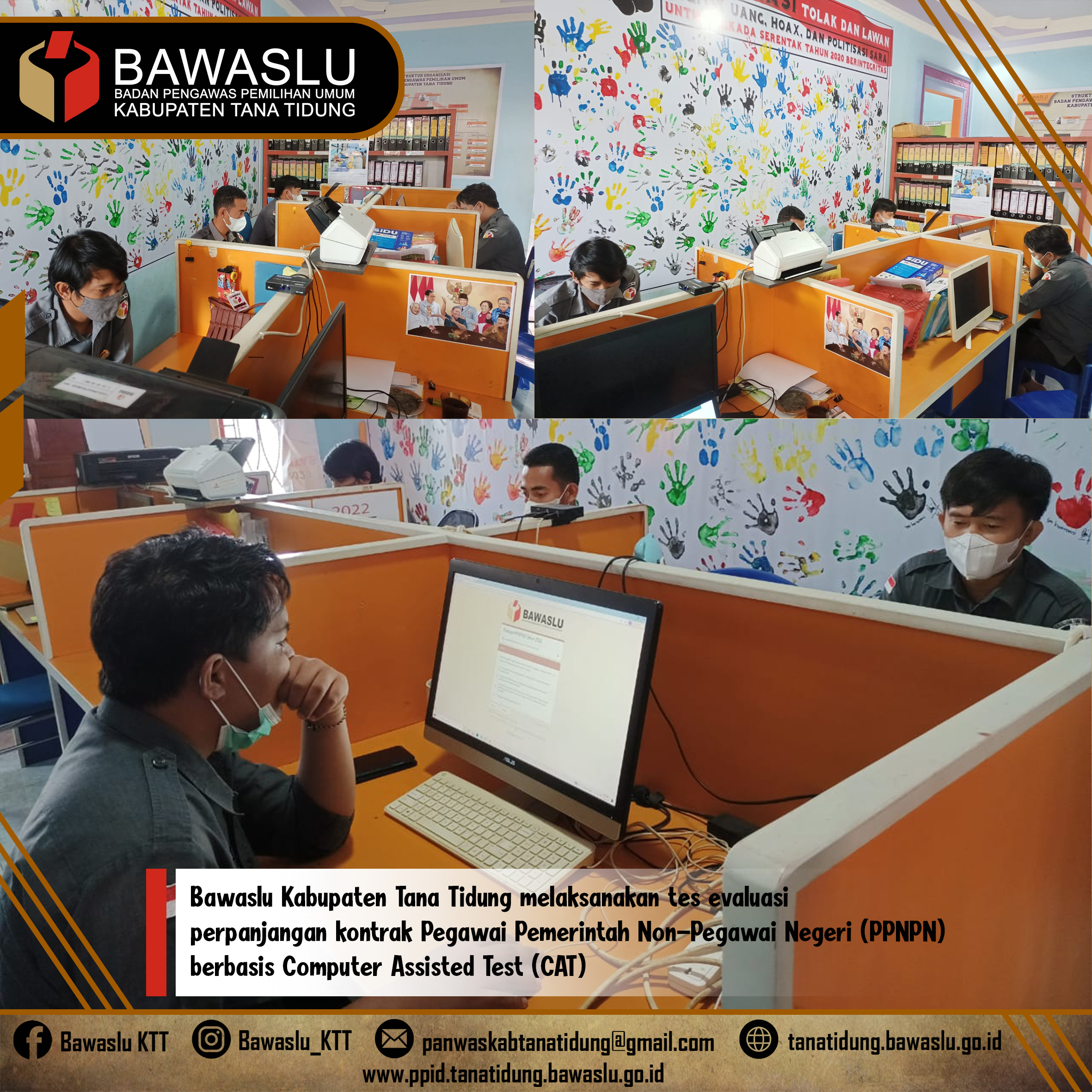 Bawaslu Ktt Gelar Evaluasi PPNPN Sistem Online