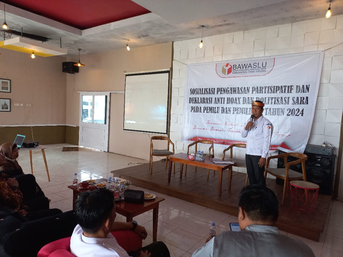 \n“ Nantinya setelah kegiatan diskusi, diakhir acara kita akan melakukan Pembacaan Deklarasi tentang Pemilu 2024 