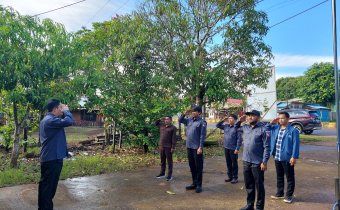Pimpin Apel Pagi, Zulkipli: Mengingatkan Seluruh Staf Jaga Kesehatan dan Tetap Fokus dalam Bekerja