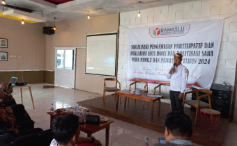 \n“ Nantinya setelah kegiatan diskusi, diakhir acara kita akan melakukan Pembacaan Deklarasi tentang Pemilu 2024 